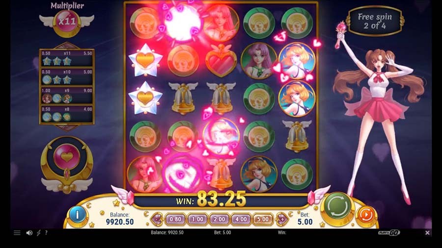 moon princess slot kasyno bonusy